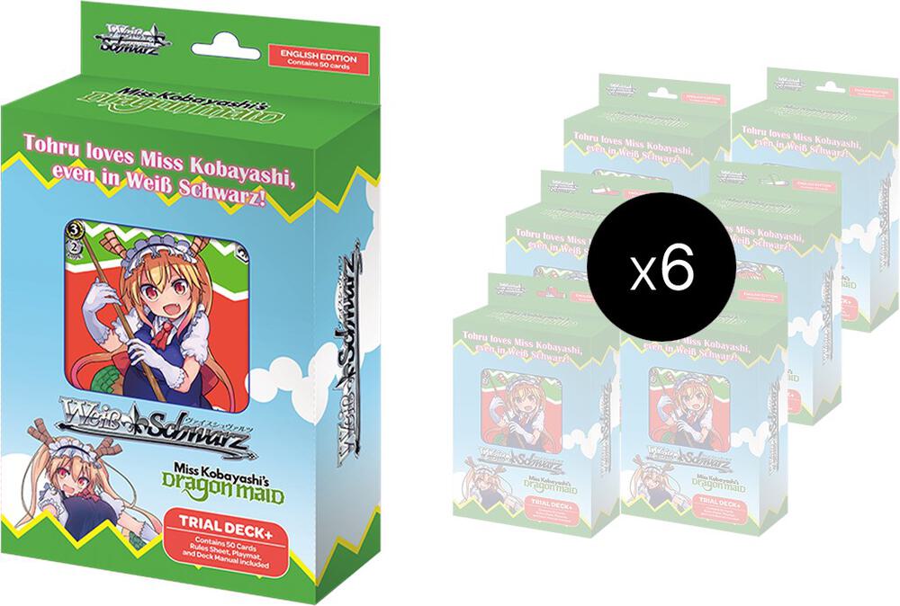Miss Kobayashis Dragon Maid Trial Deckplus Display Miss Kobayashi's Dragon Maid Card
