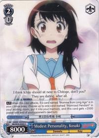 Modest Personality Kosaki NK/W30-E095 C NISEKOI -False Love- Card