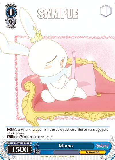 Momo CCS/WX01-091 C Cardcaptor Sakura: Clear Card Card