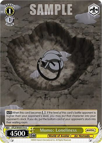 Momo Loneliness ATLA/WX04-016 C Avatar: The Last Airbender Card