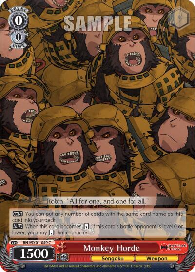 Monkey Horde BNJ/SX01-049 C Batman Ninja Card