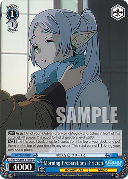 Morning Preparations Frieren SR SFN/S108-E100S SR Frieren: Beyond Journey’s End Card