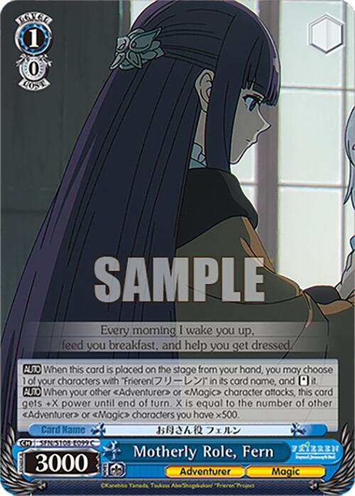 Motherly Role Fern SFN/S108-E099 C Frieren: Beyond Journey’s End Card