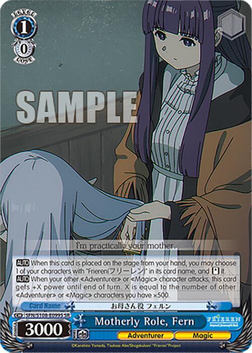 Motherly Role Fern SR SFN/S108-E099S SR Frieren: Beyond Journey’s End Card