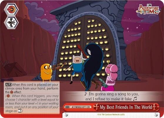 My Best Friends In The World AT/WX02-071 CR Adventure Time Card