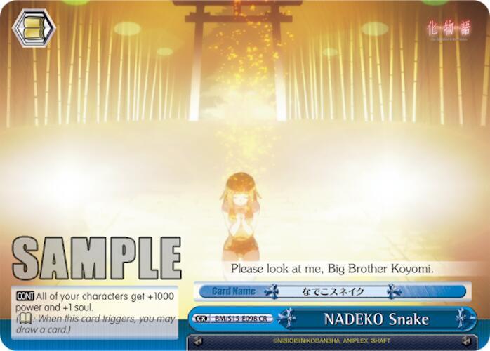 NADEKO Snake BM/S15-E098 CR BAKEMONOGATARI Card