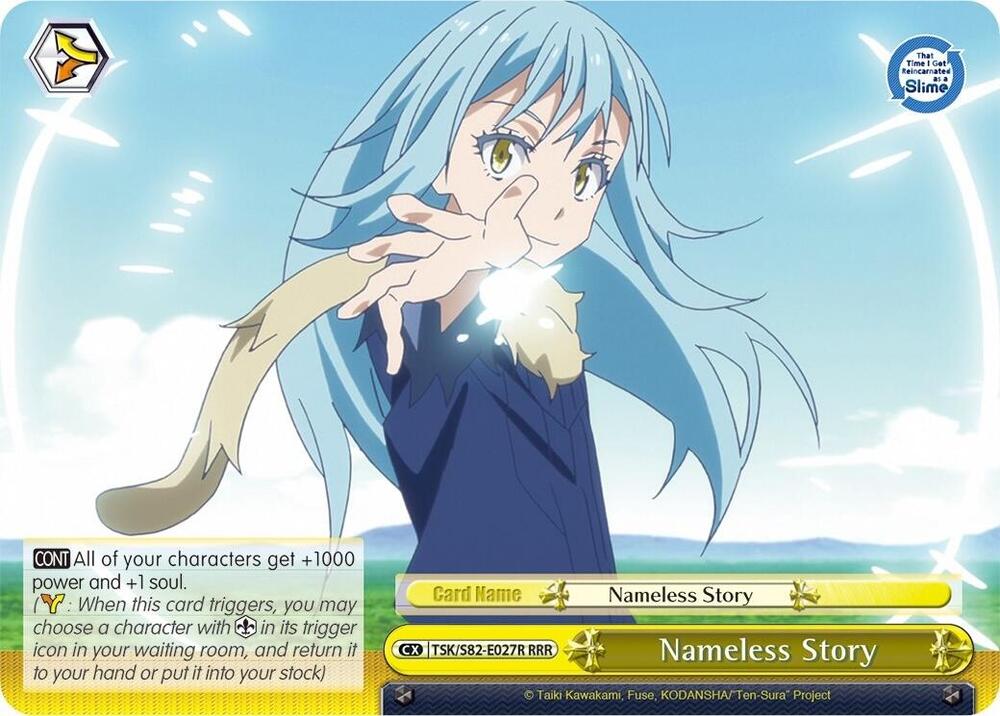 Nameless Story RRR TSK/S82-E027R RRR That Time I Got Reincarnated as a Slime Vol.2 Card