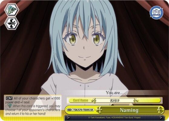 Naming SR TSK/S70-TE09S SR That Time I Got Reincarnated as a Slime Card