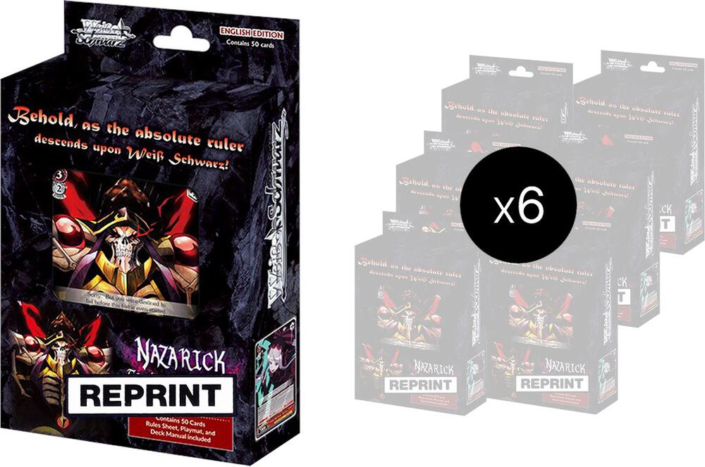 Nazarick Tomb of the Undead Trial Deckplus Second Edition Display Nazarick: Tomb of the Undead Card