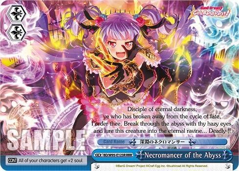 Necromancer of the Abyss RRR BD/W95-E123R RRR BanG Dream! Girls Band Party! 5th Anniversary Card