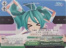 Negaposi Continues PD/S22-E115 PR Hatsune Miku -Project DIVA- f Card