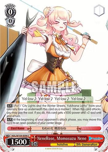 NeneRose Momosuzu Nene HOL/W104-E096 C hololive production Vol.2 Card