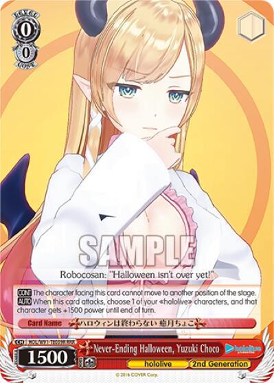 Never Ending Halloween Yuzuki Choco RRR HOL/W91-TE039R RRR hololive production Card