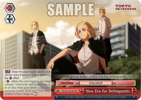 New Era for Delinquents RRR TRV/S92-E074R RRR Tokyo Revengers Card