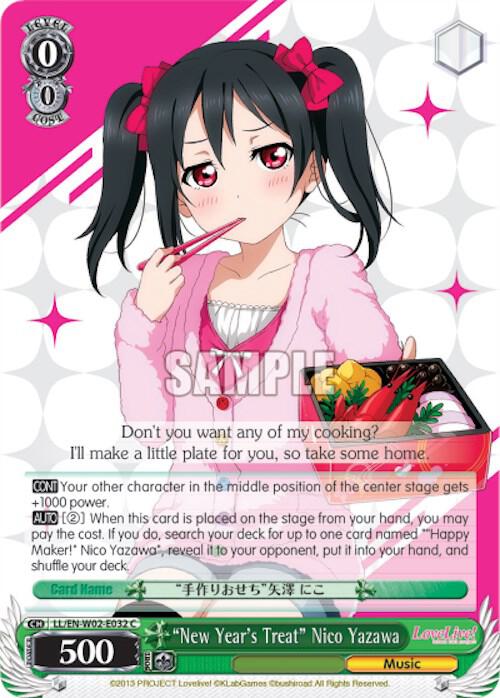 New Years Treat Nico Yazawa LL/EN-W02-E032 C Love Live! DX Vol.2 Card