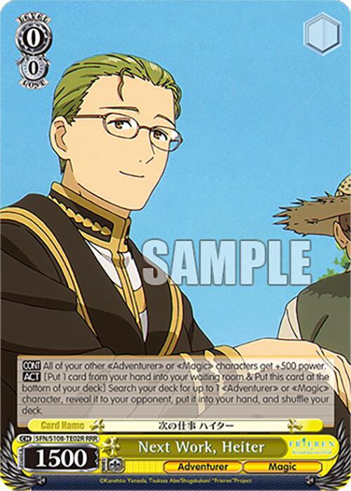 Next Work Heiter RRR SFN/S108-TE02R RRR Frieren: Beyond Journey’s End Card