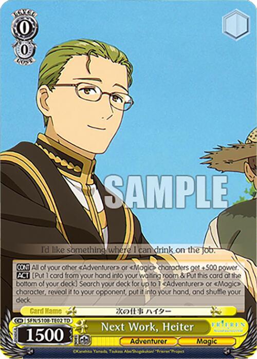 Next Work Heiter SFN/S108-TE02 TD Frieren: Beyond Journey’s End Card