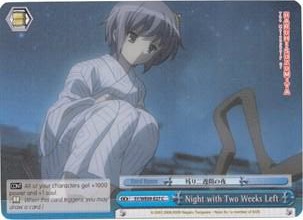 Night with Two Weeks Left Foil SY/WE09-E27 The Melancholy of Haruhi Suzumiya Extra Booster Card