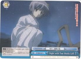 Night with Two Weeks Left SY/WE09-E27 The Melancholy of Haruhi Suzumiya Extra Booster Card