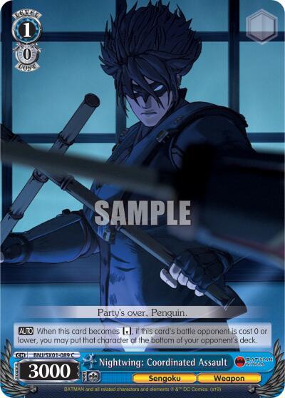 Nightwing Coordinated Assault BNJ/SX01-089 C Batman Ninja Card