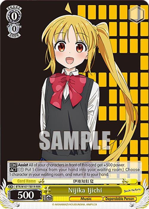 Nijika Ijichi RRR BTR/W107-TE01R RRR BOCCHI THE ROCK! Card