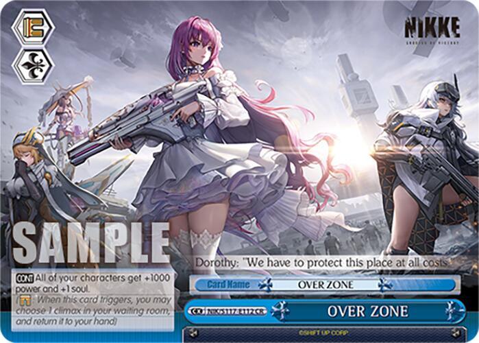 OVER ZONE NIK/S117-E112 CR GODDESS OF VICTORY: NIKKE Card
