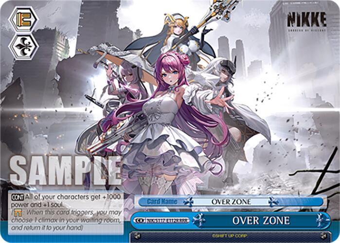 OVER ZONE RRR NIK/S117-E112R RRR GODDESS OF VICTORY: NIKKE Card