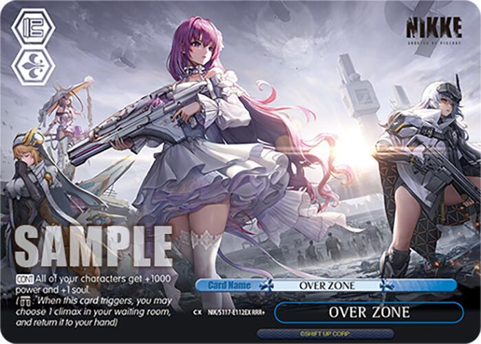 OVER ZONE RRRplus NIK/S117-E112EX RRR+ GODDESS OF VICTORY: NIKKE Card