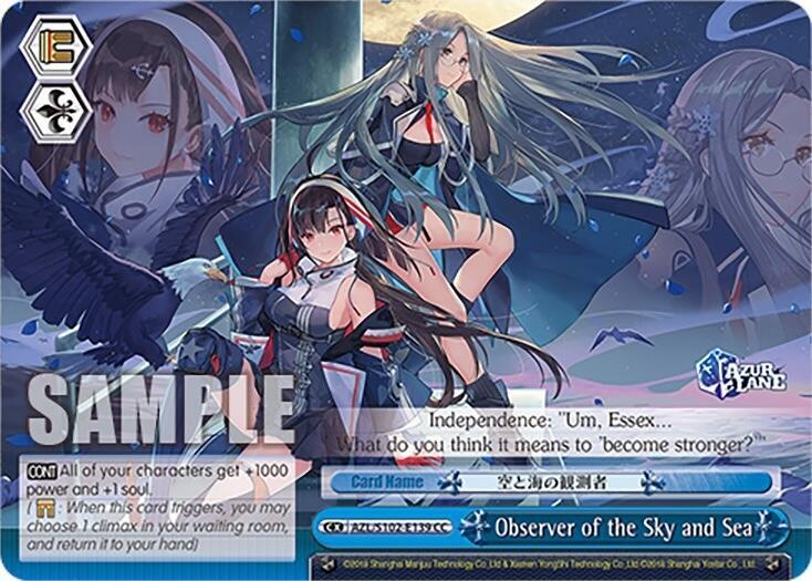 Observer of the Sky and Sea AZL/S102-E139 CC Azur Lane Card