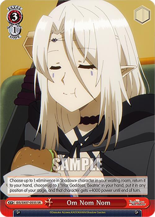 Om Nom Nom SR EIS/SX07-055S The Eminence in Shadow Card