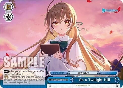 On a Twilight Hill HOL/W104-E144 CC hololive production Vol.2 Card