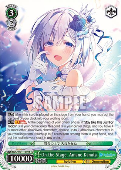 On the Stage Amane Kanata HOL/W91-TE108 TD hololive production Card