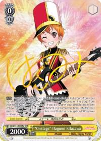 Onstage Hagumi Kitazawa A SPM BD/W54-E008SPMa SPM BanG Dream! Girls Band Party! Card
