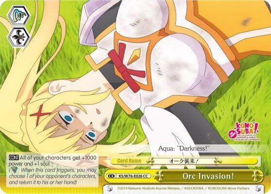 Orc Invasion KS/W76-E026 CC KonoSuba The Movie: Legend of Crimson Card