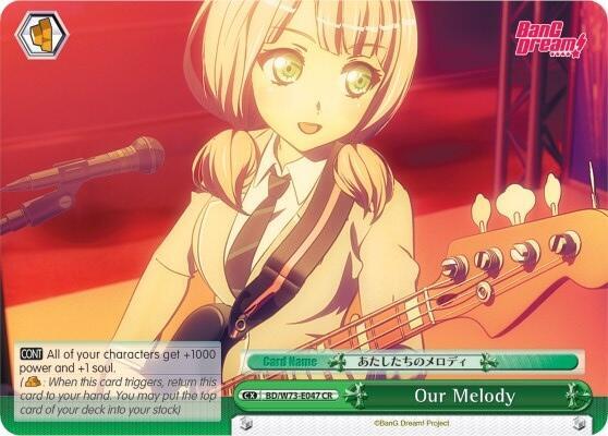 Our Melody BD/W73-E047 CR BanG Dream! Vol.2 Card