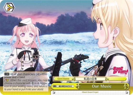 Our Music Parallel Foil BD/WE34-E10 C Morfonica x RAISE A SUILEN Card