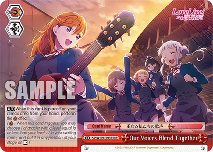 Our Voices Blend Together RRR SIP/W109-E093R RRR Love Live! School idol festival 2 MIRACLE LIVE! Card