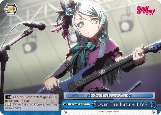 Over The Future LIVE BD/WE35-E47 C Poppin’Party x Roselia Card