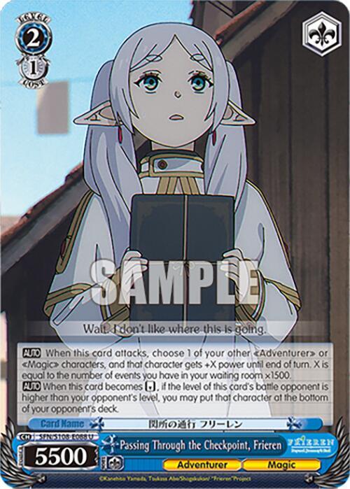 Passing Through the Checkpoint Frieren SFN/S108-E088 U Frieren: Beyond Journey’s End Card