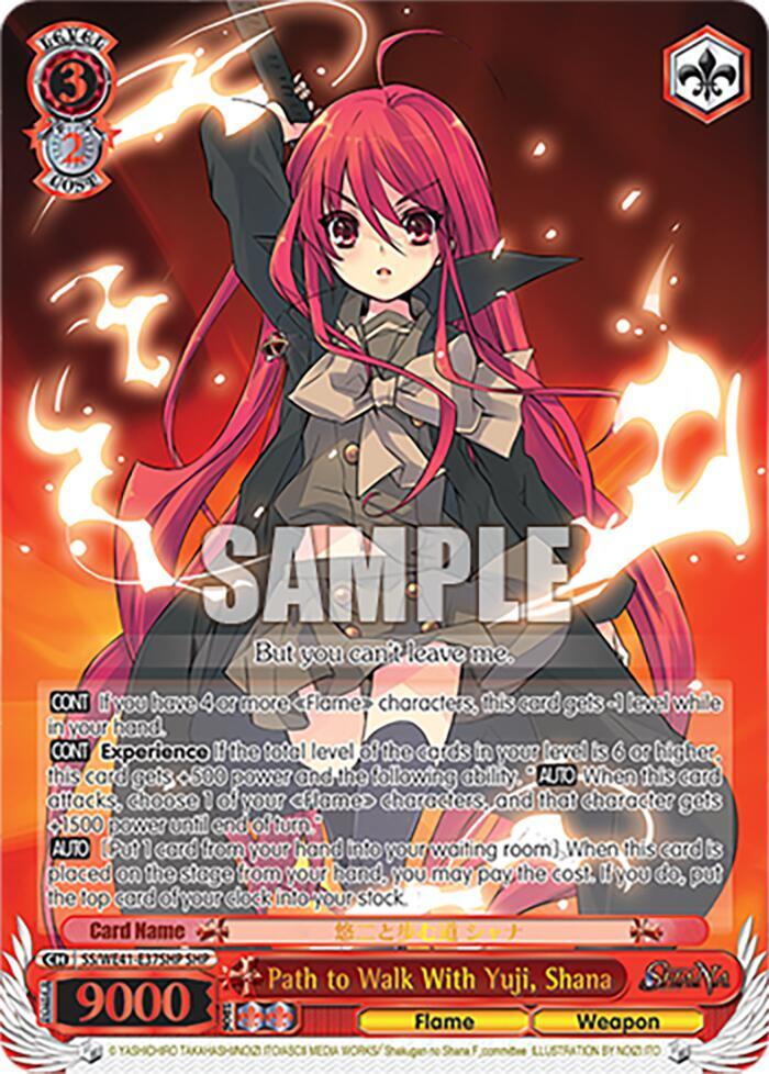 Path to Walk With Yuji Shana SHP SS/WE41-E37SHP SHP Shakugan no Shana Premium Booster Card