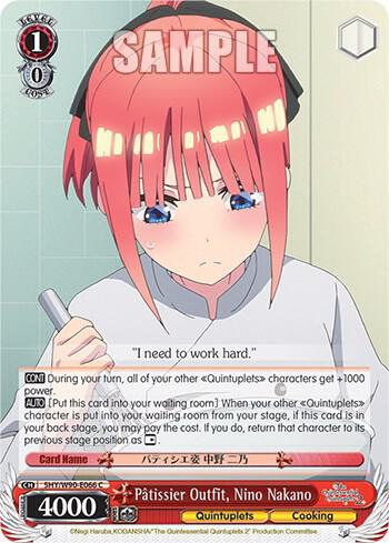 Patissier Outfit Nino Nakano 5HY/W90-E066 C The Quintessential Quintuplets 2 Card
