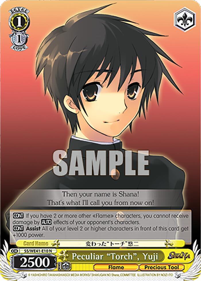 Peculiar Torch Yuji SS/WE41-E10 N Shakugan no Shana Premium Booster Card