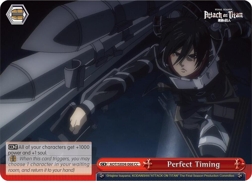 Perfect Timing AOT/SX04-066 CC Attack On Titan: Final Season Card