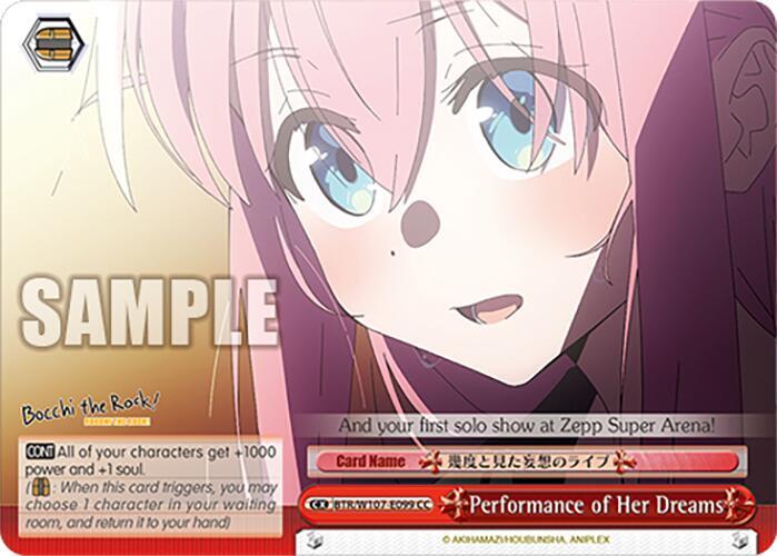 Performance of Her Dreams BTR/W107-E099 CC BOCCHI THE ROCK! Card