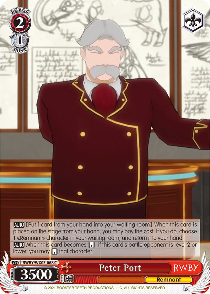 Peter Port RWBY/WX03-068 C RWBY Card