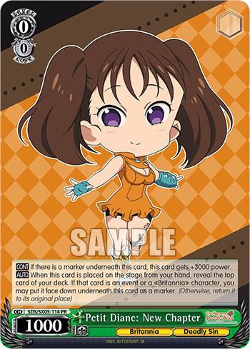 Petit Diane New Chapter SDS/SX05-114 PR The Seven Deadly Sins: Revival of The Commandments Card
