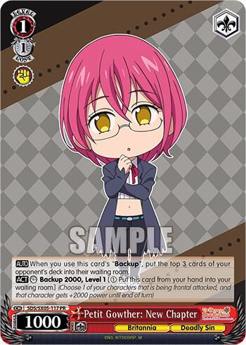 Petit Gowther New Chapter SDS/SX05-117 PR The Seven Deadly Sins: Revival of The Commandments Card