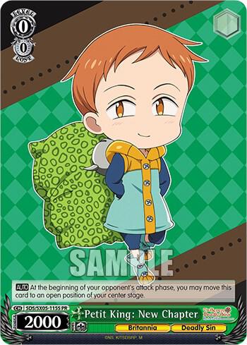 Petit King New Chapter Foil SDS/SX05-115S PR The Seven Deadly Sins: Revival of The Commandments Card