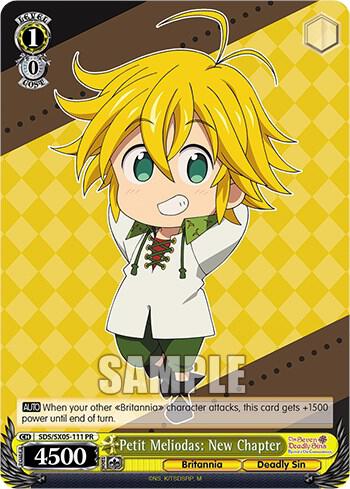 Petit Meliodas New Chapter SDS/SX05-111 PR The Seven Deadly Sins: Revival of The Commandments Card