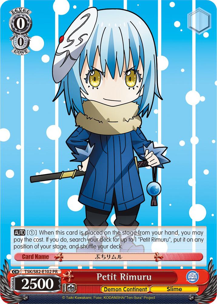 Petit Rimuru TSK/S82-E102 PR That Time I Got Reincarnated as a Slime Vol.2 Card